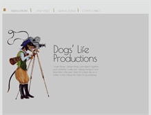 Tablet Screenshot of dogslifeproductions.com